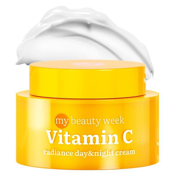 7DAYS Crema da giorno e notte per il viso alla vitamina C e vitamina E e mix di frutti tropicali Idratante anti age per la pelle del viso Trattamento acne Skincare Coreana Prodotti di bellezza, 50 ml