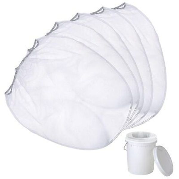 10 Pack Paint Strainer Bags Paint Filter Bag 5 Gallon Paint Strainer Bags Whi...