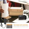 Eagle Electric Stapler, Heavy Duty Automatic Stapler, 20 Sheet Capacity, Battery or AC Powered, Black