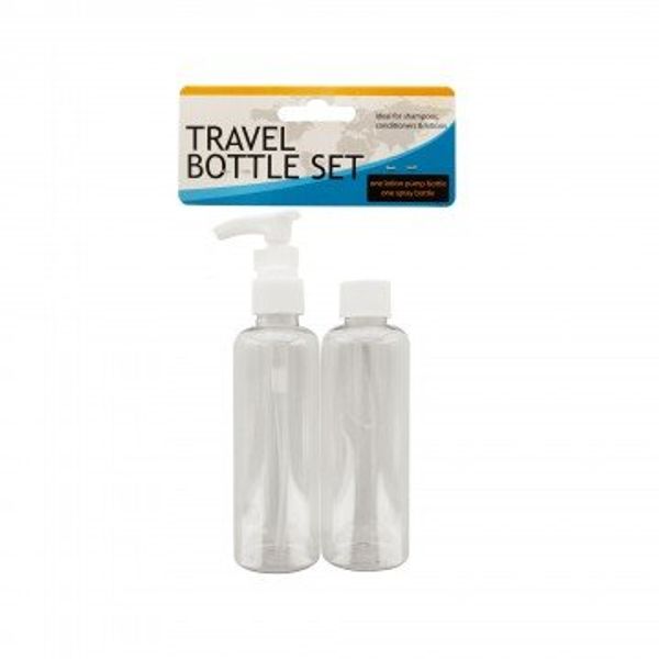 Travel Twist Top & Lotion Pump Bottle Set