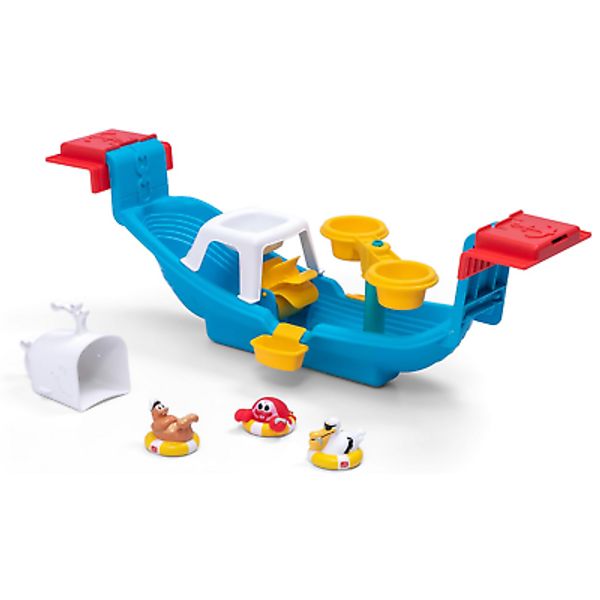 Step2 Nautical Rain Showers Bath Play Set, Large Toy Boat & More! 2+ Kids Age 2+