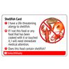Shellfish Allergy Translation Card (2 Pack) - Translated in Spanish or 47+ Languages