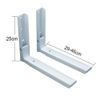 Allcam Universal Adjustable Wall Mount Bracket for All Makes Microwave Ovens in White