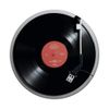 Retro Vinyl Record Player | Music Lover Design PopSockets Adhesive PopGrip