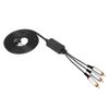 ASHATA 1.5M Component AV Cable for PSP 1000 2000 3000, Replacement Audio Video RCA Adapter Cord