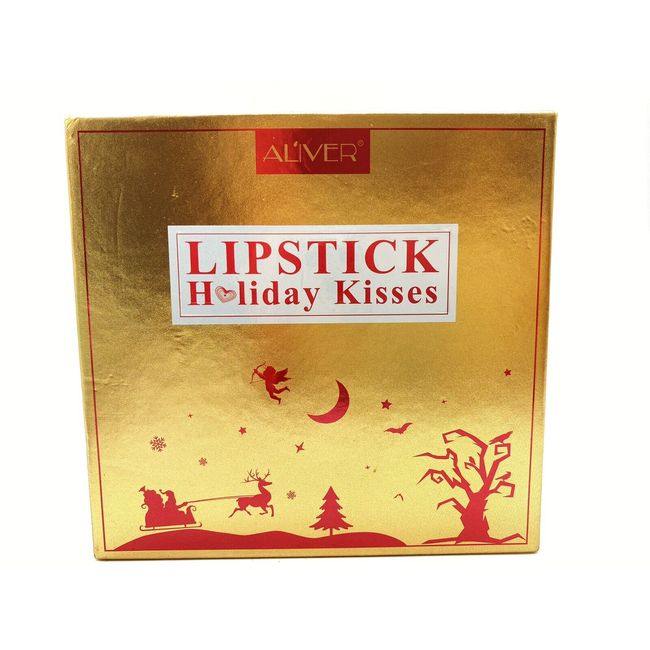 AL'IVER Lipstick Holiday Kisses 3 Lipsticks Gift Box