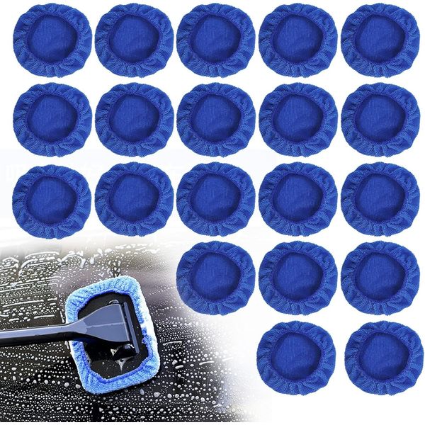Car Windshield Cleaning Tool Bonnets 20 Pack Care Microfiber Cloths for... 