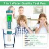 7 in 1 Digital LCD PH/TDS/EC/ORP/TEMP/SG/Salinity Water Quality Tester Meter Pen