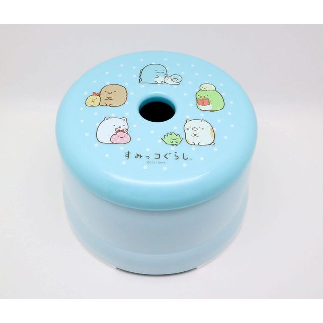 OSK BA-2 Sumikko Gurashi Bath Chair, Blue, Made in Japan, Rubber Feet, Stylish, Cute, Non-slip