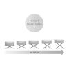 Hauck Face To Me 2 Bedside Crib Melange Grey