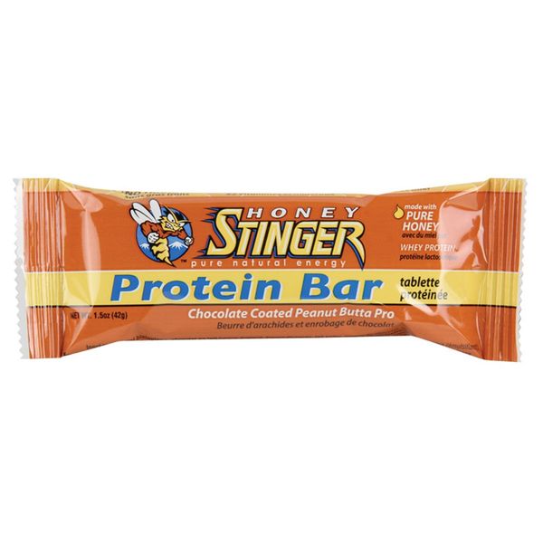 HONEY STINGER Food Peanut Butter Pro Protein Bar (Box of 15)