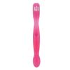 False Teeth Brush, Teeth Cleaning for Elderly, Portable Plaque, Dirt Removal, Denture Gift Home, Travel, Dental Manual Brushes fixodent pro(Pink)