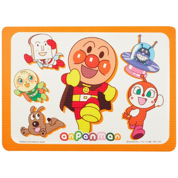 Wise Anpanman Half Mat (X Bath Mat), X 60 cm