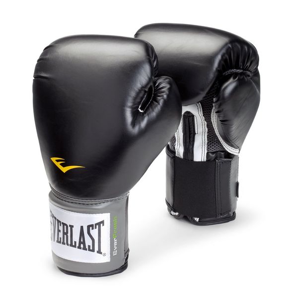 Everlast Pro Style Training Gloves (Black, 12 oz.)