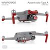 Wrapgrade Skin Compatible with DJI Air 2S | Accent Color A (Super RED)
