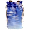 Wine Bag - Pretty Bright Blue and White Cloudy Sky Skies
