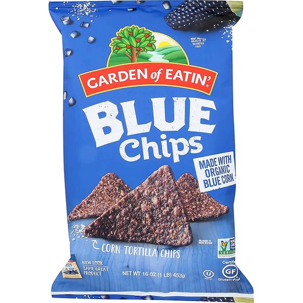 Garden of Eatin' Blue Corn Tortilla Chips, 1.00 Pound (Pack of 1) - Package May Vary