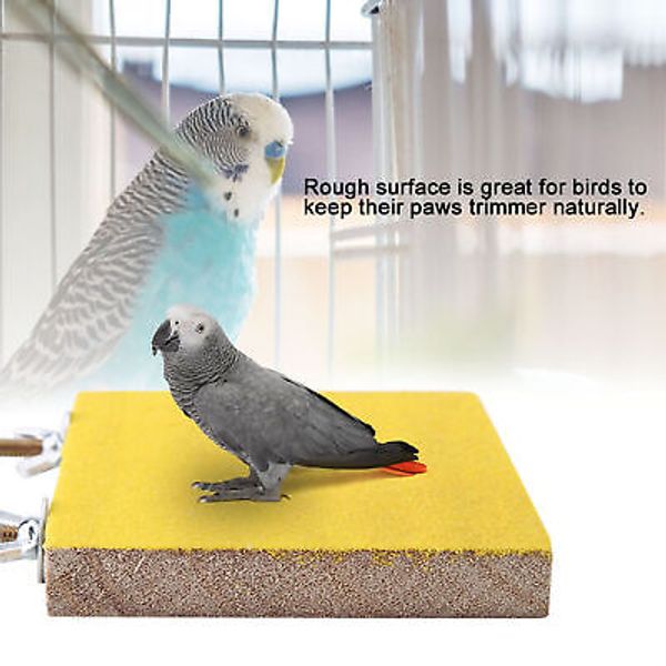 Bird Perch Stand Platform Toy Playground Paw Grinding for Pet Parrot Hamster