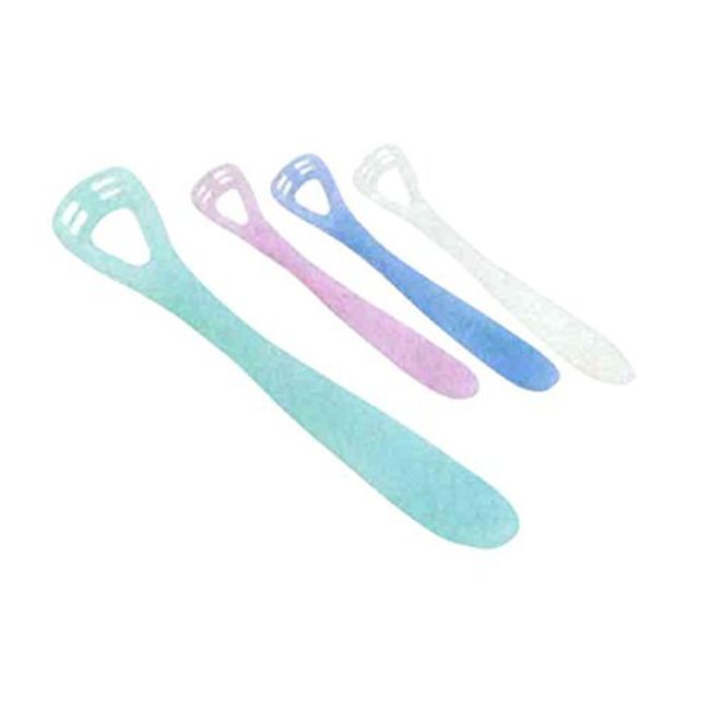 Tongue Cleaner, Zecrin, Soft, 4 Pieces, Assorted 4 Colors