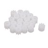 Sourcingmap 20pcs 8 Teeth 2mm Hole Diameter Plastic Gear Wheel White DIY Model Accessory with Base