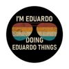 I'm Eduardo Doing Eduardo Things Retro Sunglass Personalized PopSockets Swappable PopGrip