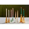 Mudpie - Red Stripe Taper Candle Set - 49800256RS