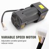 120W 10K 110V Adjustable Variable Gear Reducer Motor with Speed Controller for Industry Rated Speed 150r/min