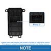 A ABSOPRO Power Window Switch for Honda CRV 2012 Window Control Switch ABS Black Passenger Side