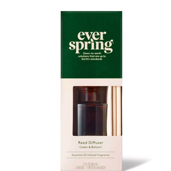 Ever Spring Mandarin & Balsam Glass Reed Diffuser BRAND NEW