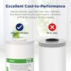 12 Pack 5μm 10x4.5" Sediment Granular Activated Carbon 2in1 Water Filter Replace