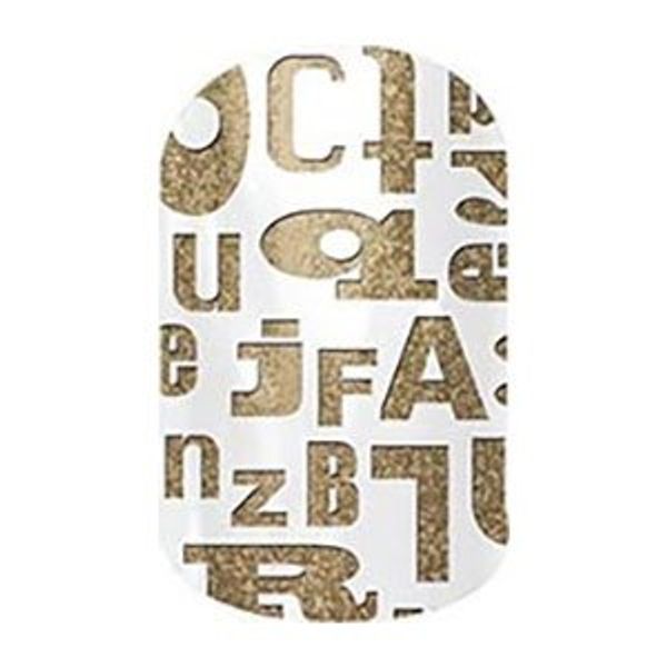 Jamberry Nail Wrap - Alphabet City (Retired)