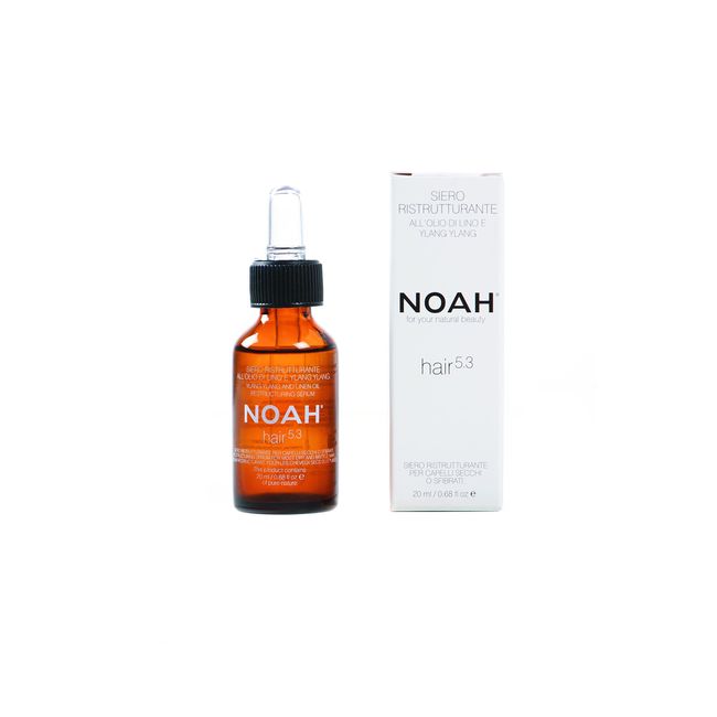 NOAH Natural 5.3 Restructuring Serum with Linseed Oil and Ylang-Ylang for Dry and Damaged Hair Serum, 20ml