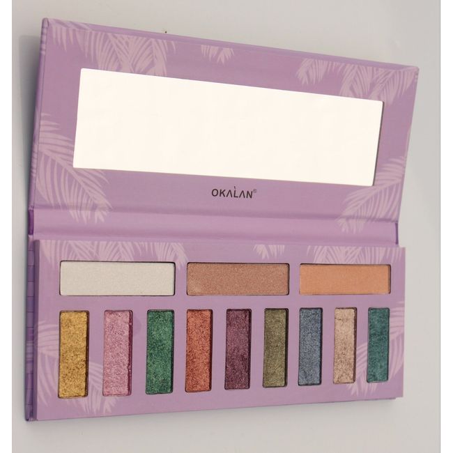 OKALAN DIAMOND GLITTER Eyeshadow palette 12 shades #E075