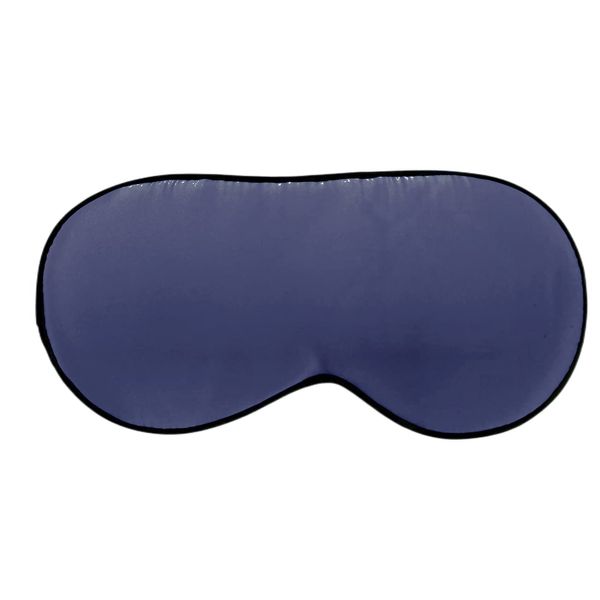 Eye Mask, Light Blocking, Silk Texture, Good Sleep Goods, Good Napping, Eye Strain, Fatigue Recovery, No Pressure, Adjustable Length, Unisex Washable, Comfortable Sleep, Convenient Travel Goods, Sapphire Blue (Purple)