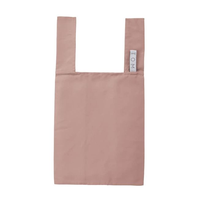 MOTTERU Kururito Daily Bag, Smoke Pink, Eco Bag, Stylish, Foldable, Compact, Cloth, Cute, Outdoor Gift