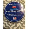 TonerPlastics Premium 😷 Face mask 😷 Elastic 15 Ft. 1/4”