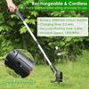New Electric Weed Grass String Trimmer Mower Portable Garden Lawn Grass Edger