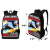 KishKesh Personalization Personalized Backpack 16" Inch - Formula 1 Car Racing