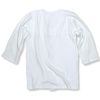 trust map Nursing Underwear, Warm and Winter, Open Front, For Gentlemen, One-touch Tape, Cotton Quilt, Made of Heat-Generating Material, Loose Fit, 3/4 Sleeves, white