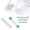 eMagTech 4pcs Touchpad Ribbon Flex Cable 18 Pin Wireless Controller Touch Cable Wireless Handle Touch Line Touchpad Connect Cable Compatible with PS5 Controller Repair Part