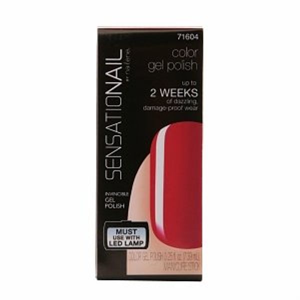 Sensationail Color Gel Polish, Sangria, .25 fl oz