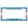 GRAPHICS & MORE Personalized Custom 1 Line Transgender Pride Flag License Plate Tag Frame