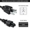 XMHEIRD UL 5ft AC Power Cord Cable for Dell Latitude E6400 E6410 E6420 E6430 E6430s Noteook