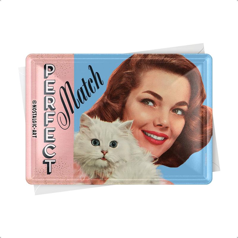 Nostalgic Art Metal Post Card, 10 X 14 Cm - UK