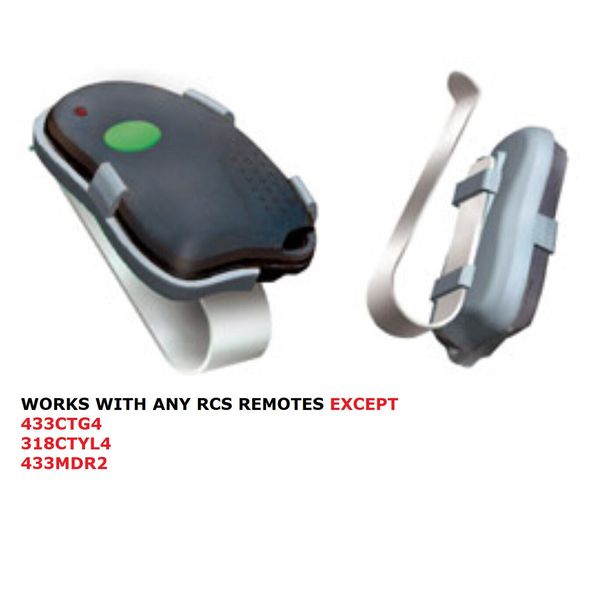 RCS Remotes RCS-TxVH Visor Clip Holster for All RCS Remote Controls Except List