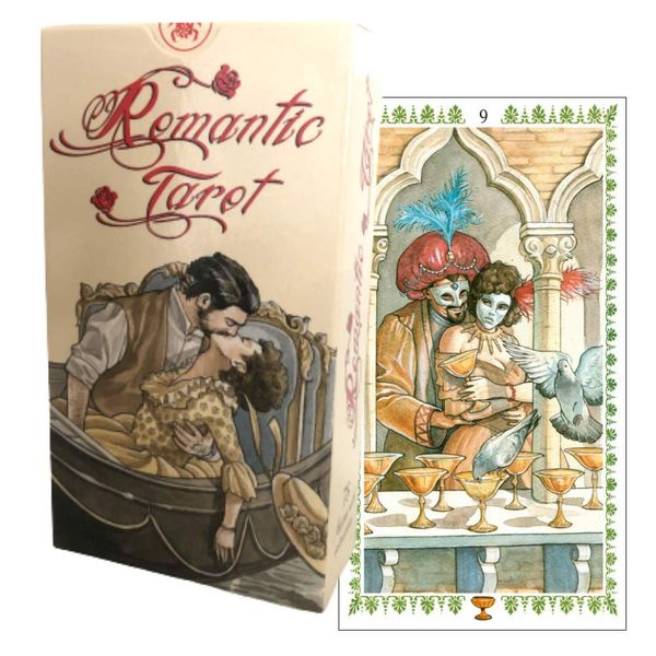 Tarot Cards, 78 Cards, Tarot Divination, Romantic Tarot, Japanese Instruction Manual Included (English Language Not Guaranteed)