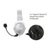 Alphatec 2 Pack Replacement HyperX Game Mic 3.5mm Microphone Boom for Kingston HyperX Cloud, Cloud X, Cloud 2 II, Cloud Core and Cloud Pro Silver Gaming Headsets