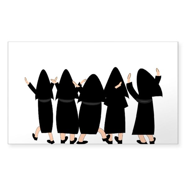 CafePress Nuns Jubilee Sticker (Rectangle 10 pk)
