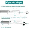 JRSMART 82Pcs Pin Ejector Wire Kit Extractor Auto Terminal Removal Connector Puller Tool
