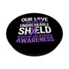 Migraine And Headache Awareness Month Unbreakable Shield PopSockets Adhesive PopGrip